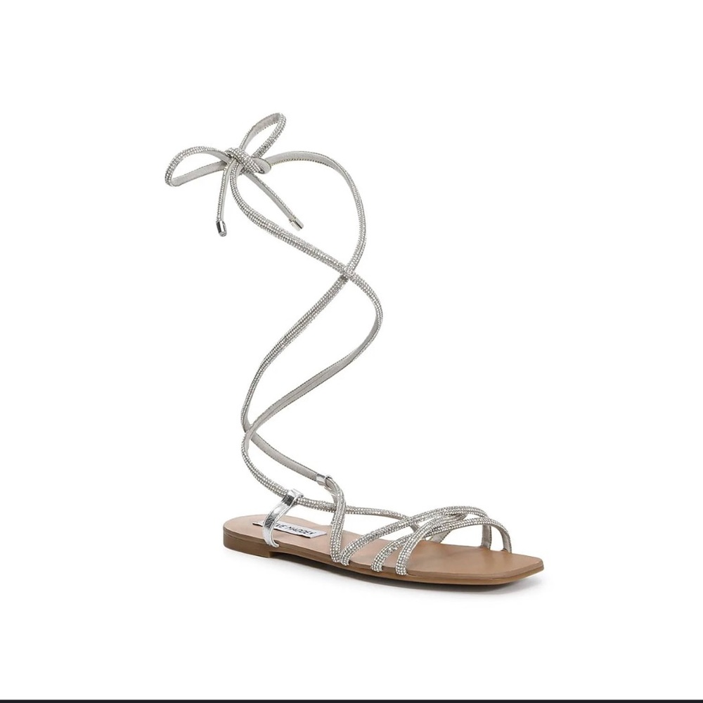 Steven Madden Iva silver sandal